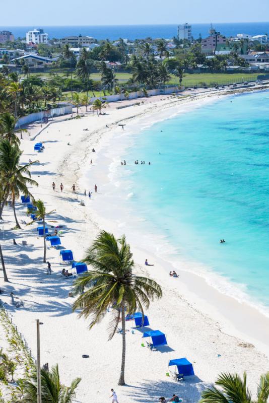 Panoramica de Isla de San Andres, Archipielago de ...