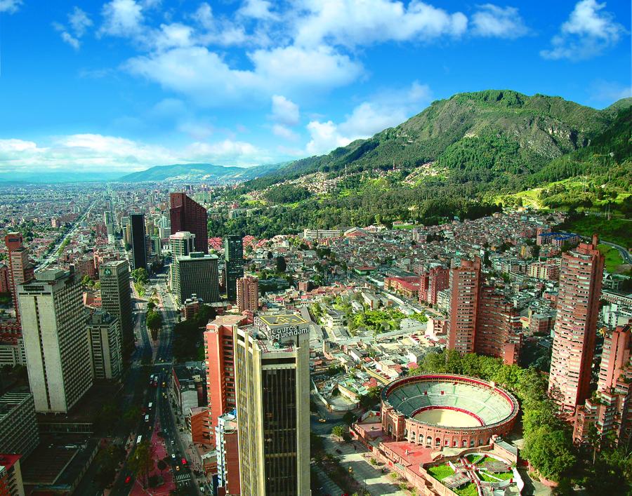 Panoramica del centro de la Ciudad de Bogota, Cund...