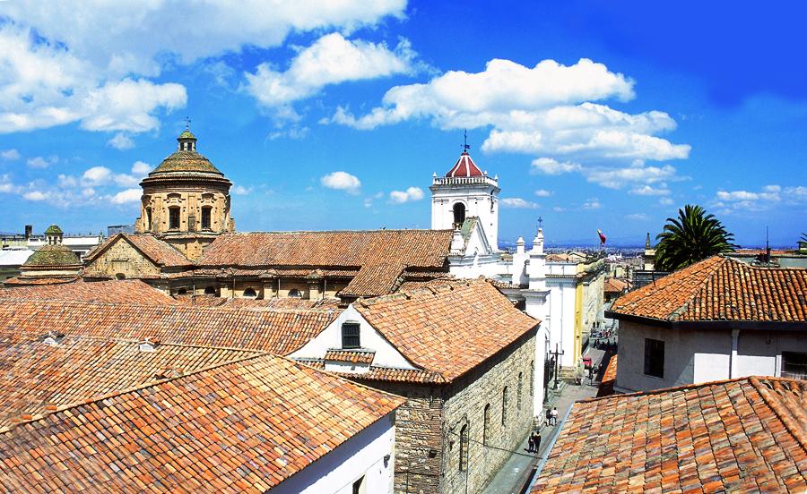 Barrio La Candelaria en Bogota, Cundinamarca, Colo...