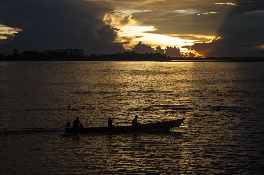 Atardecer, Amazonas, Colombia