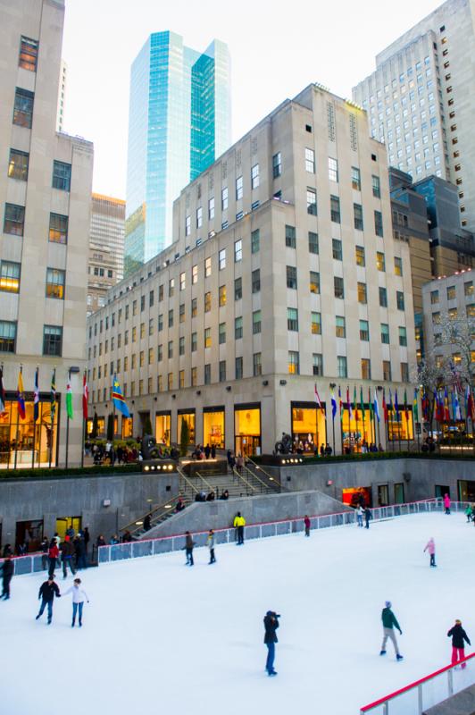 Pista de Hielo en el Rockefeller Center, Midtown, ...