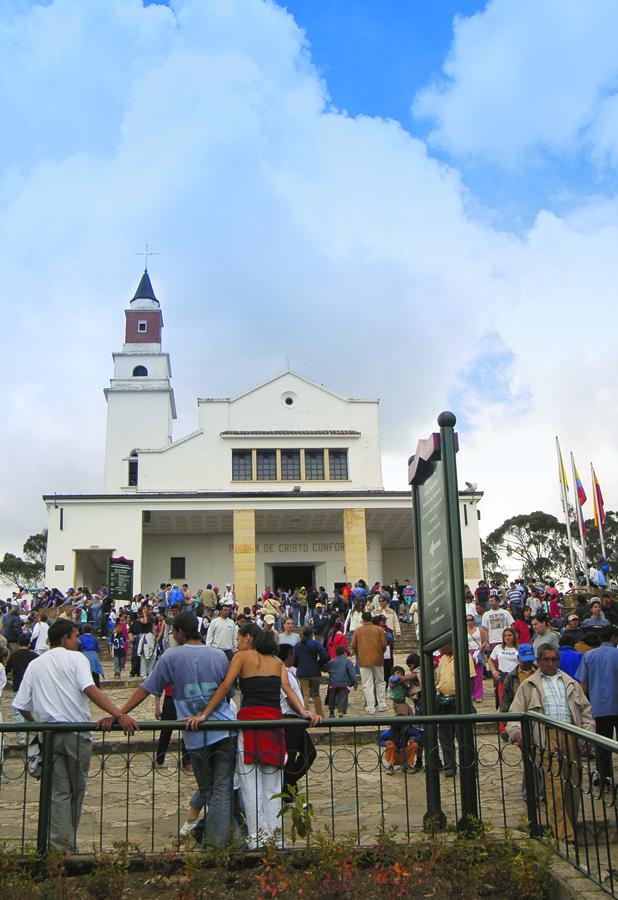 Santuario de Monserrate en Bogota, Cundinamarca, C...