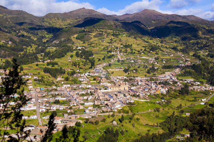 Panoramica Mongui Boyaca, Colombia