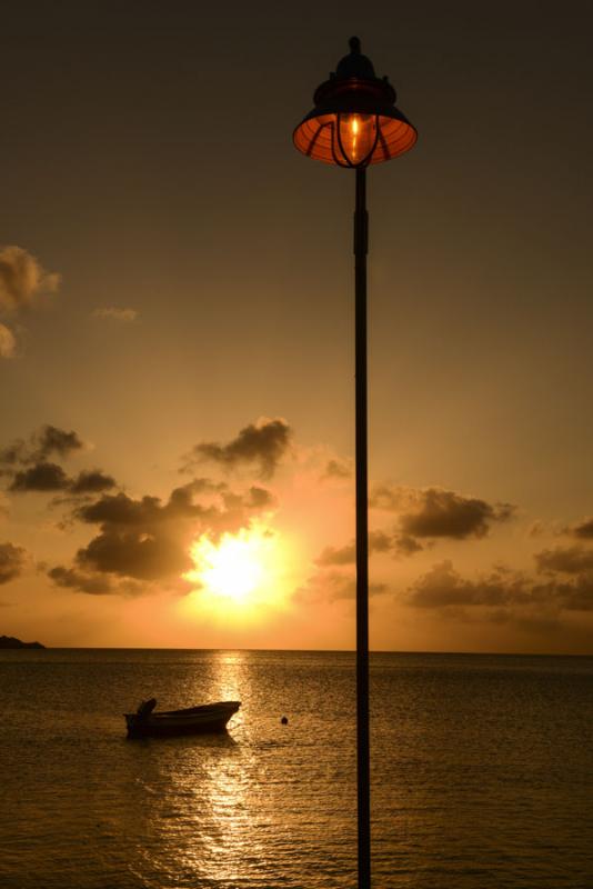 Atardecer en Isla de San Andres, Archipielago de S...