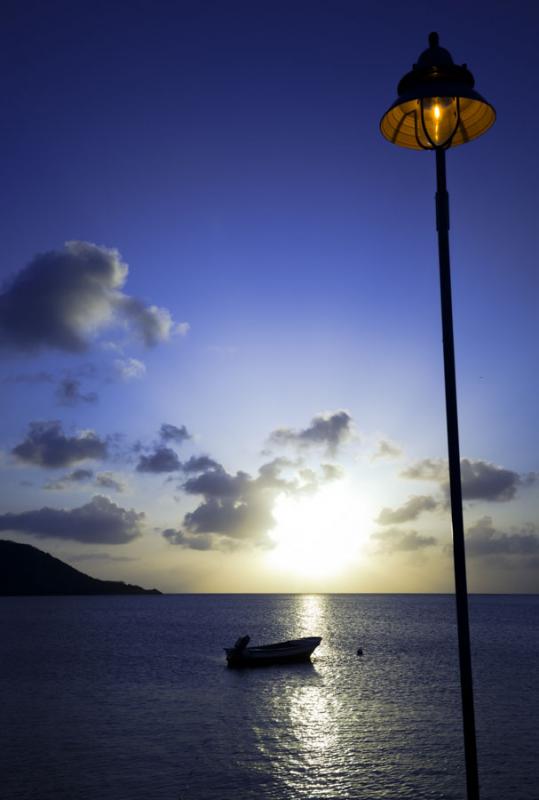 Atardecer en Isla de San Andres, Archipielago de S...