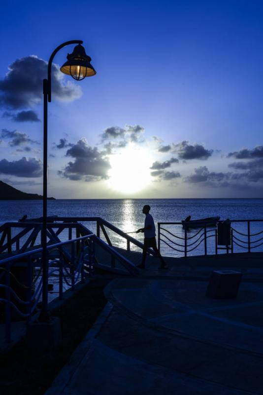 Atardecer en Isla de San Andres, Archipielago de S...