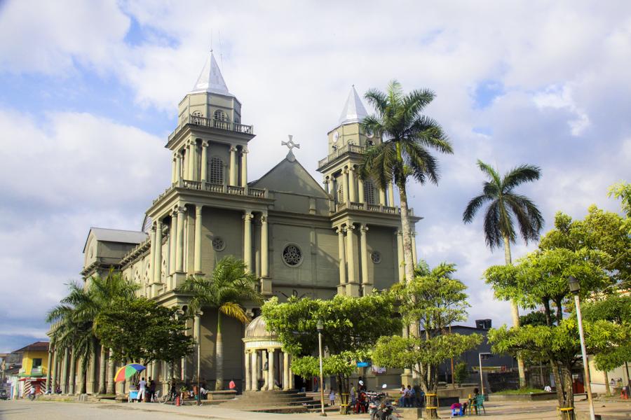 Iglesia Catedral Parque Centenario Quibdo, Choco, ...