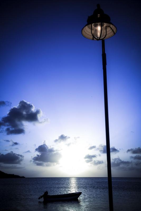 Atardecer en Isla de San Andres, Archipielago de S...