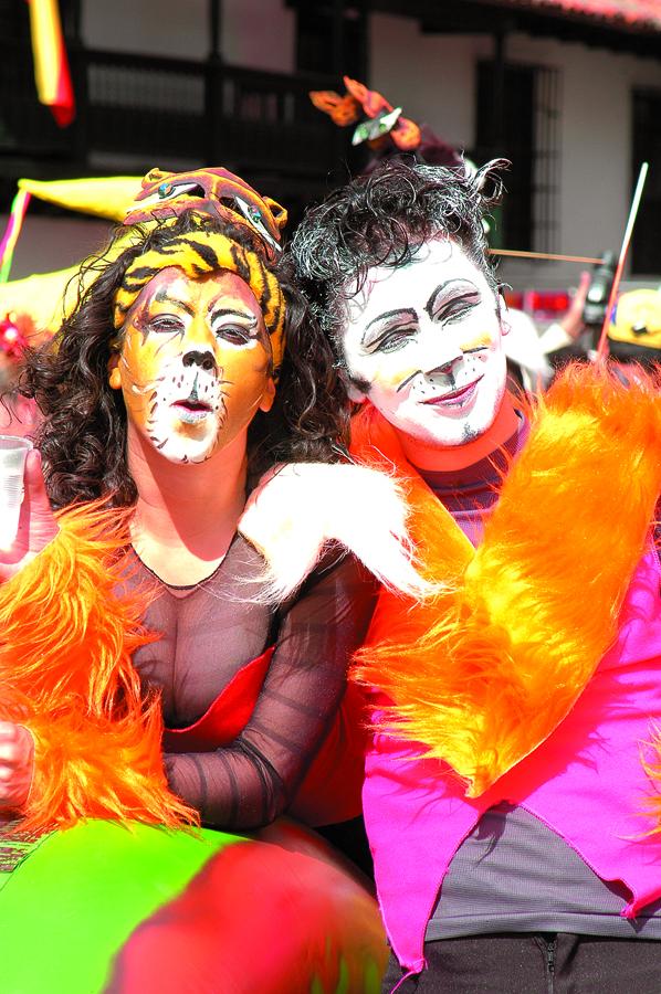 Actores en el Festival de Teatro en Bogota, Cundin...