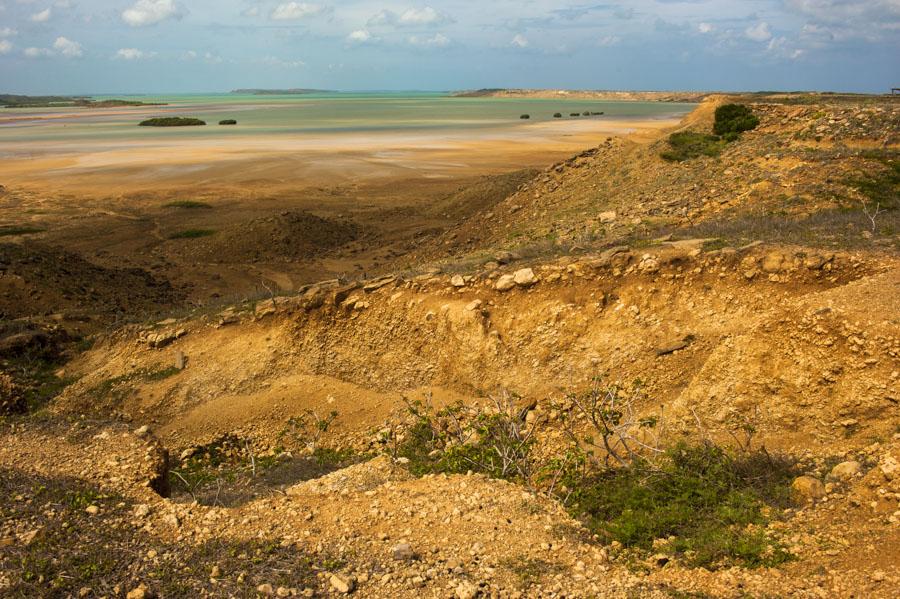 Paisaje Punta Gallinas, Peninsula de la Guajira, C...