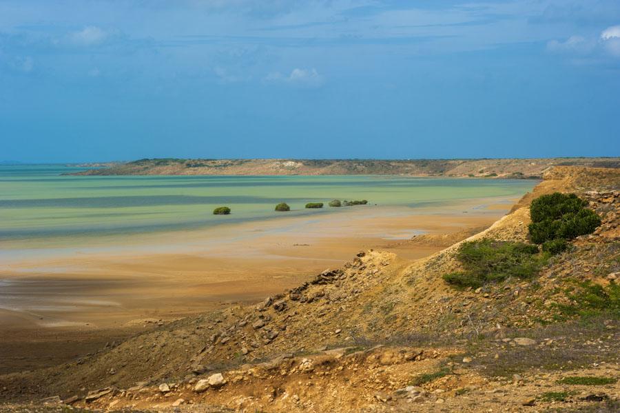 Paisaje Punta Gallinas, Peninsula de la Guajira, C...