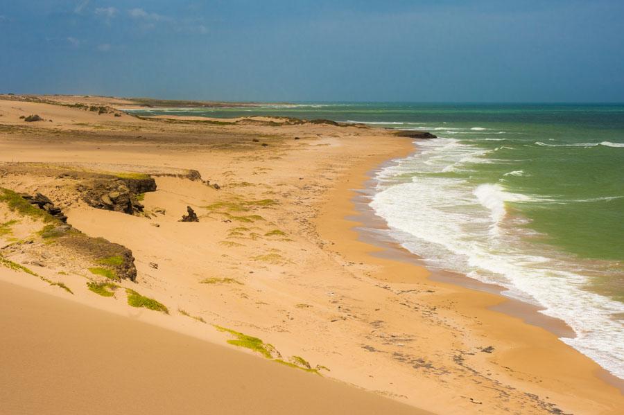 Paisaje Punta Gallinas, Peninsula de la Guajira, C...