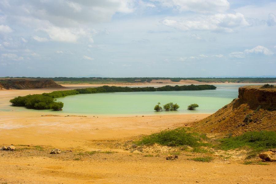 Paisaje Punta Gallinas, Peninsula de la Guajira, C...