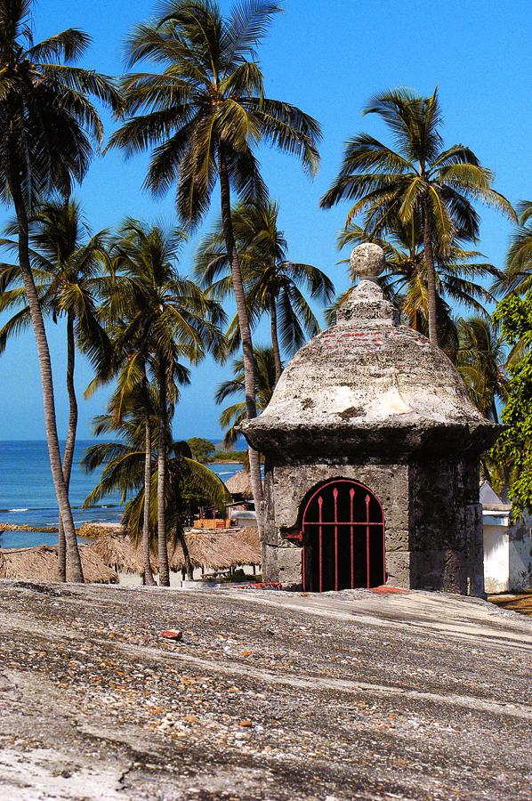 Muralla en Cartagena, Bolivar, Colombia