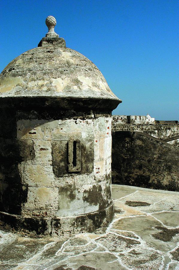 Muralla en Cartagena, Bolivar, Colombia