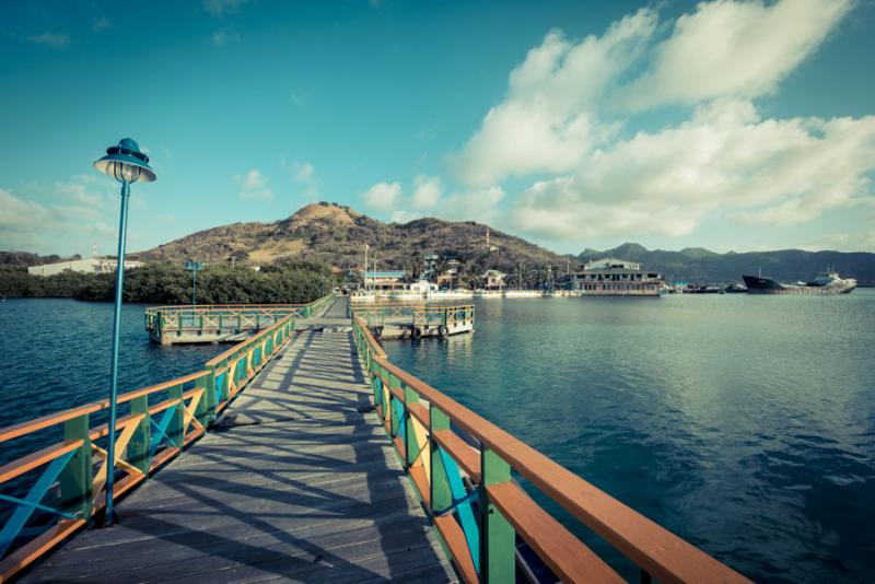 Puente de los Enamorados, Isla de Providencia, Arc...