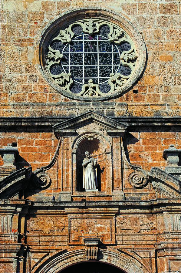Detalle de la Iglesia San Pedro Claver, Cartagena,...