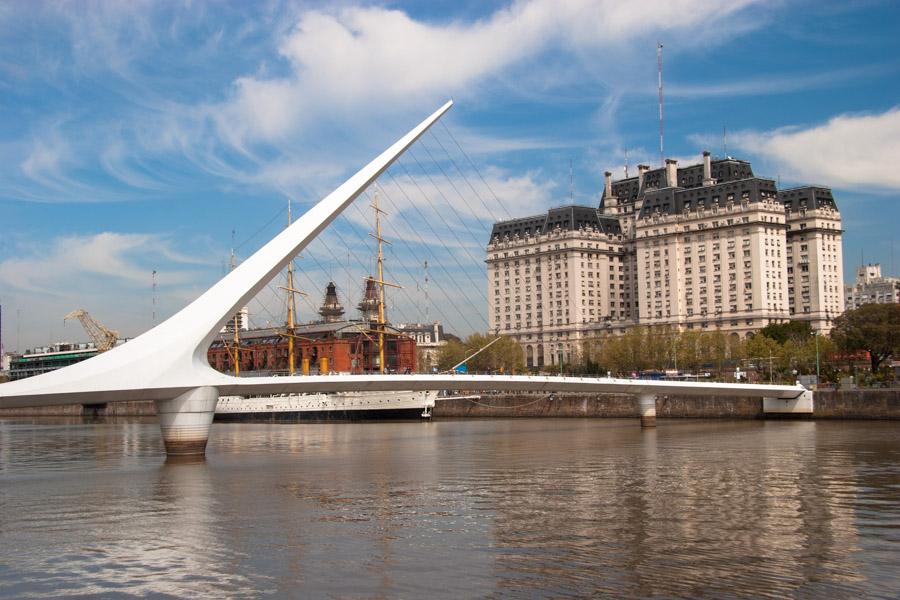 El puente a la Mujer, Buenos Aires, Argentina, Sur...