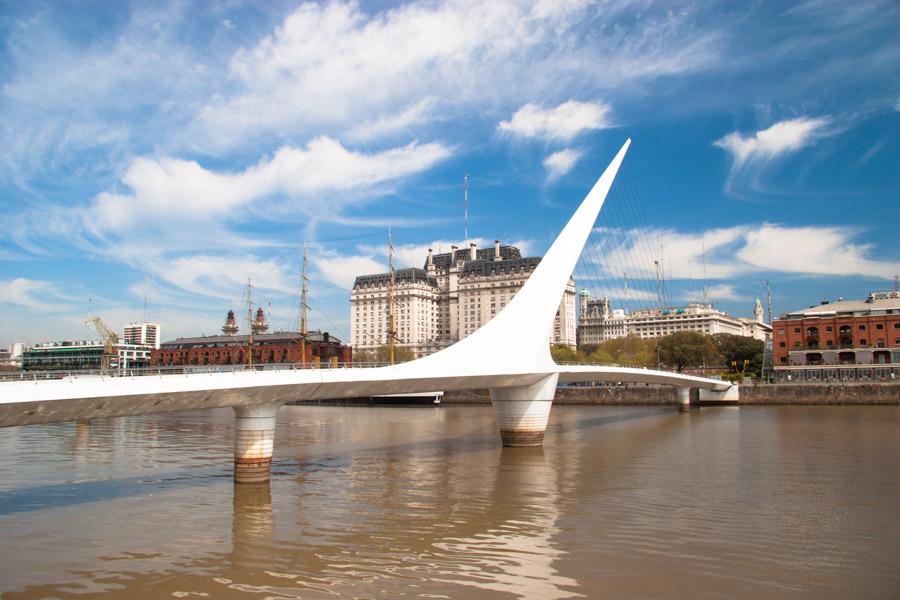 El puente a la Mujer, Buenos Aires, Argentina, Sur...