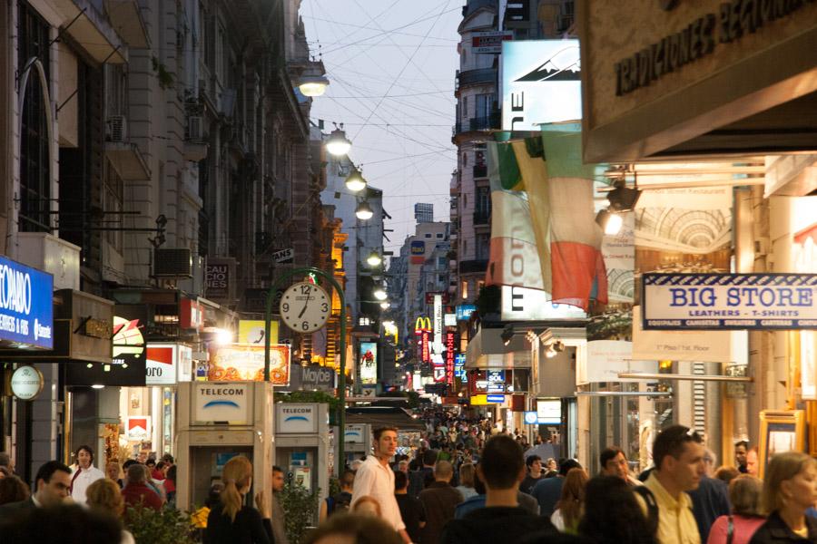 Calle Florida, Buenos Aires, Argentina,