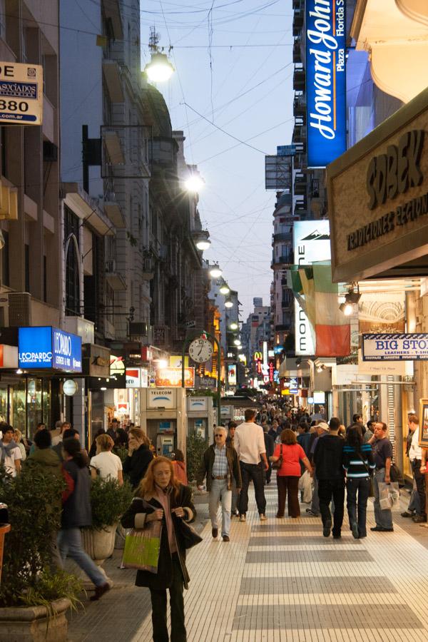 Calle Florida, Buenos Aires, Argentina,