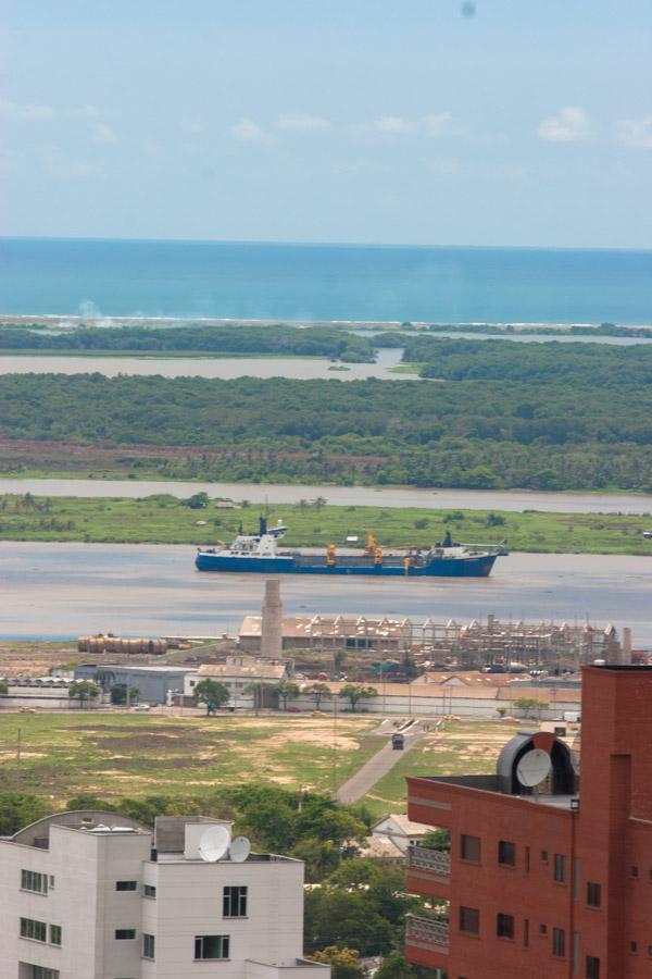 Puerto en Barranquilla, Atlantico, Colombia 