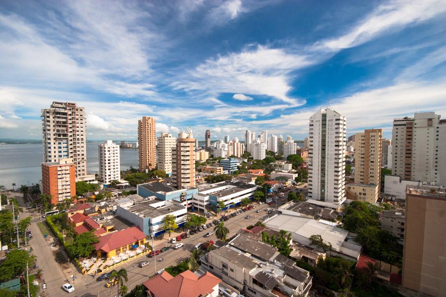 Panoramica de Cartagena, Bolivar, Colombia 