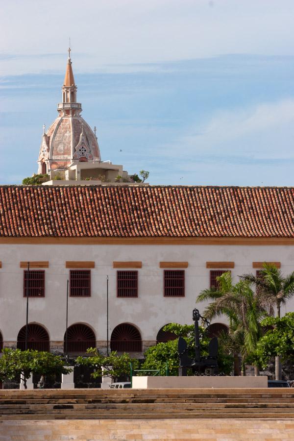 Cupula de la Catedral de Cartagena, Bolivar, Colom...