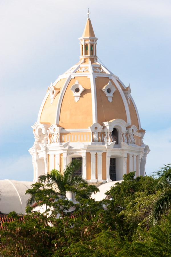 Cupula de la Iglesia San Pedro Claver, Cartagena, ...