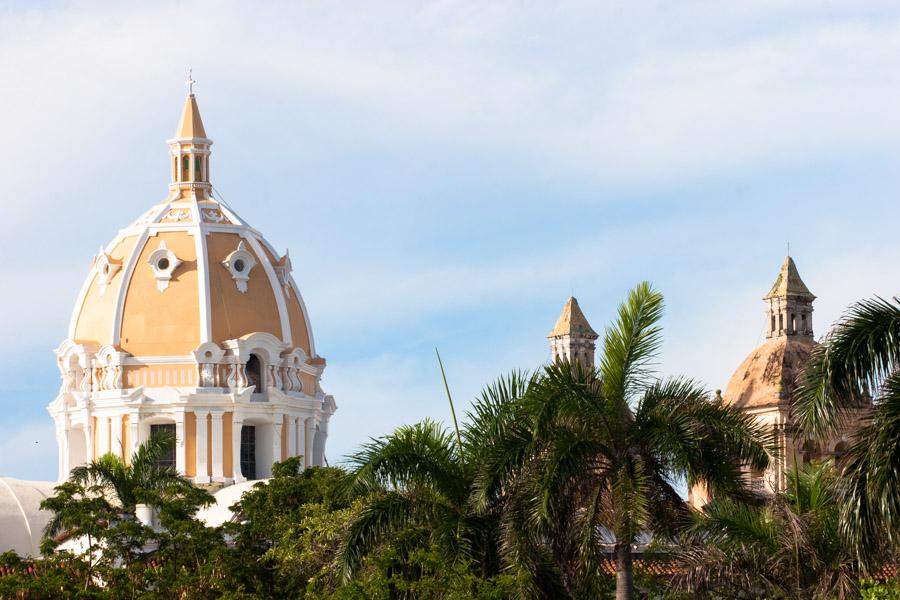 Cupula de la Iglesia San Pedro Claver, Cartagena, ...