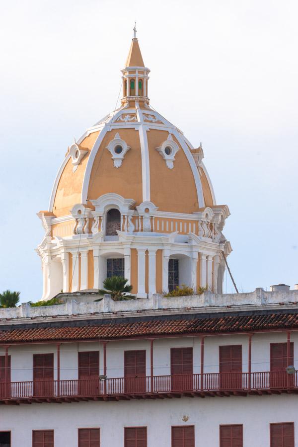 Cupula de la Iglesia San Pedro Claver, Cartagena, ...