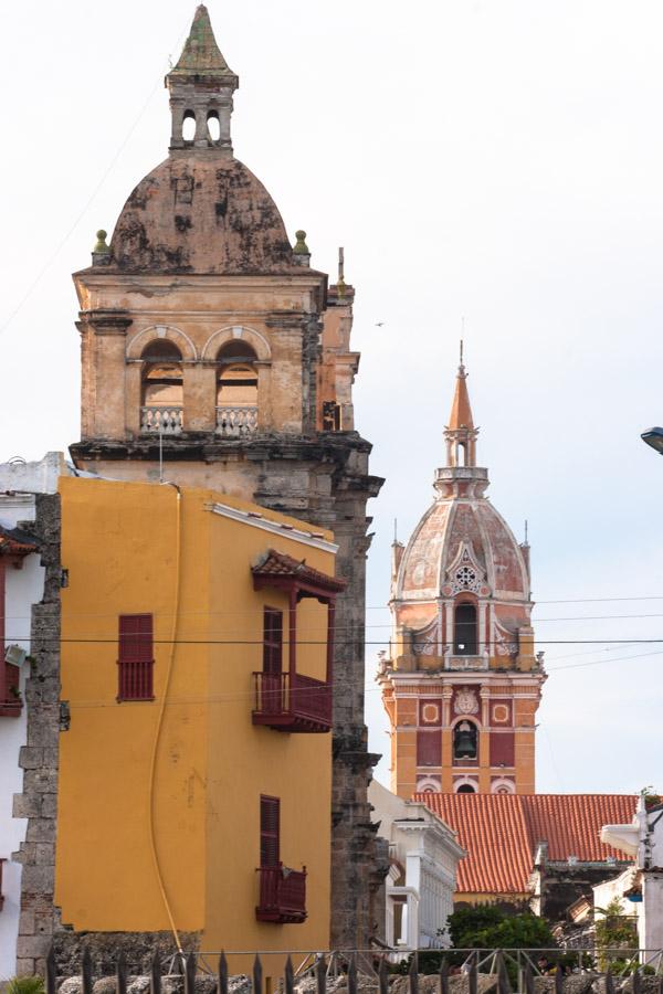 Cupula de la Catedral de Cartagena, Bolivar, Colom...