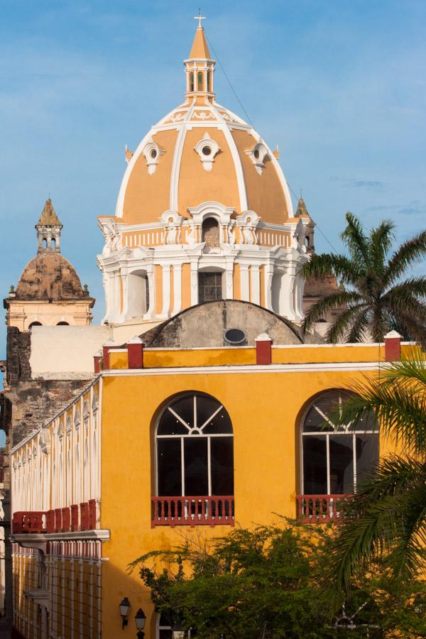 Cupula de la Iglesia San Pedro Claver, Cartagena, ...