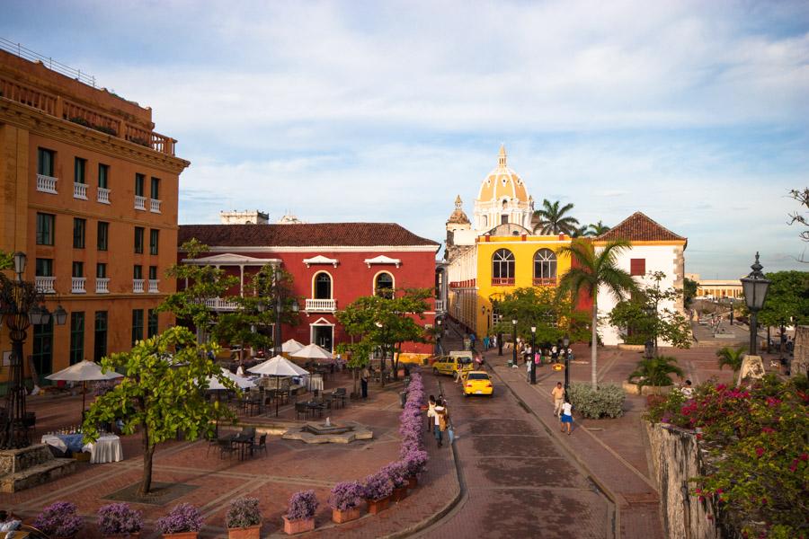 Plaza Ciudad Vieja, Cartagena, Bolivar, Colombia