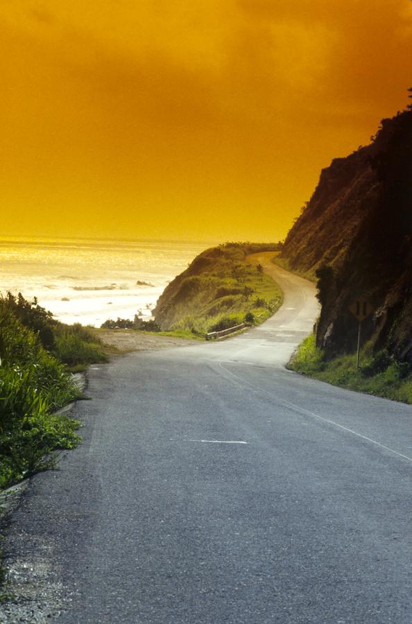 Carretera en Rioacha, La Guajira, Colombia