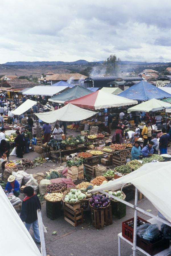 Plaza de Mercado en Villa de Leyva, Boyaca, Colomb...