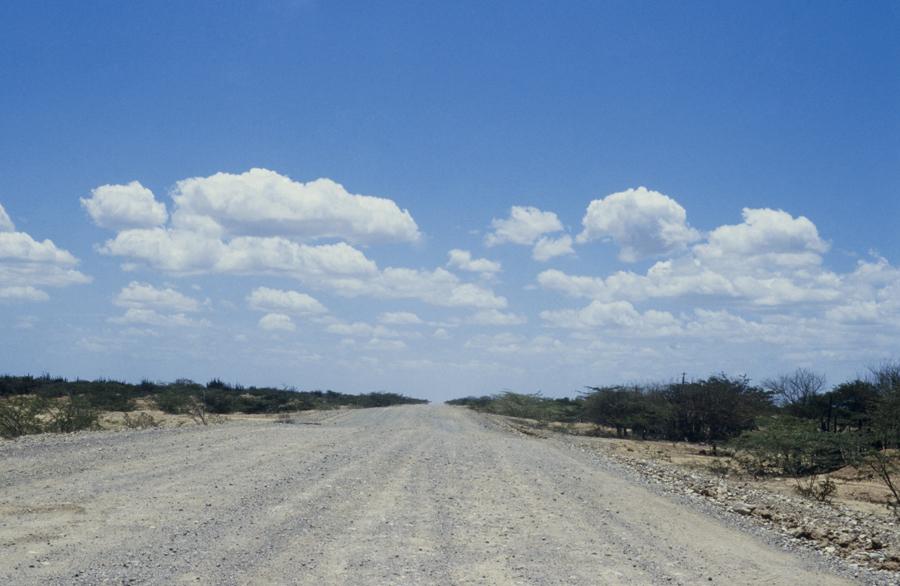 Carretera a puerto Bolivar Alta Guajira, Colombia