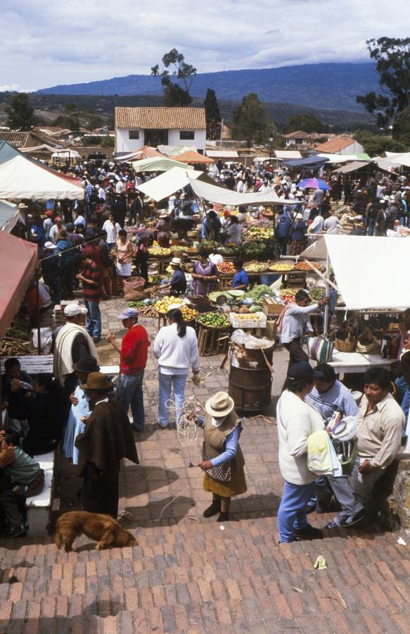 Plaza de Mercado en Villa de Leyva, Boyaca, Colomb...