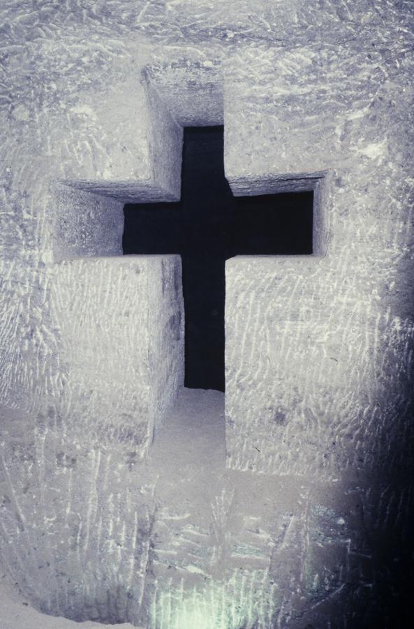 Detalle en la Catedral de Sal en Zipaquira, Cundin...