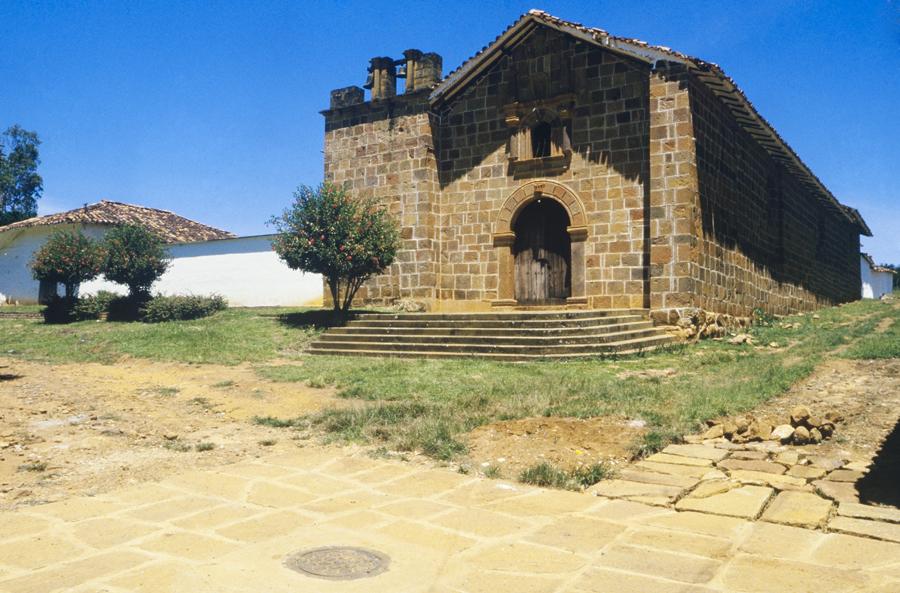 Templo en Barichara, Santander, Colombia