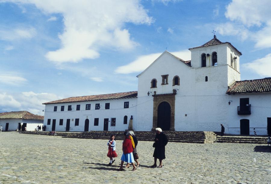 Iglesia Parroquial en Villa Leiva, Boyaca, Colombi...