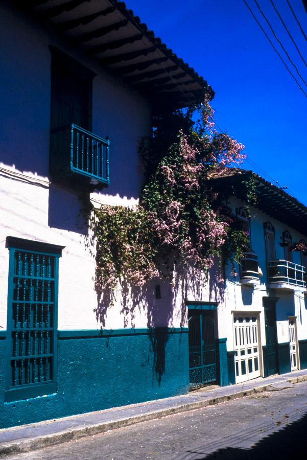 Calle en Salamina, Caldas, Colombia