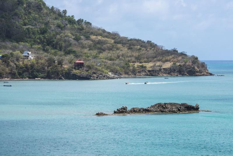 Panoramica de Isla de San Andres, Archipielago de ...