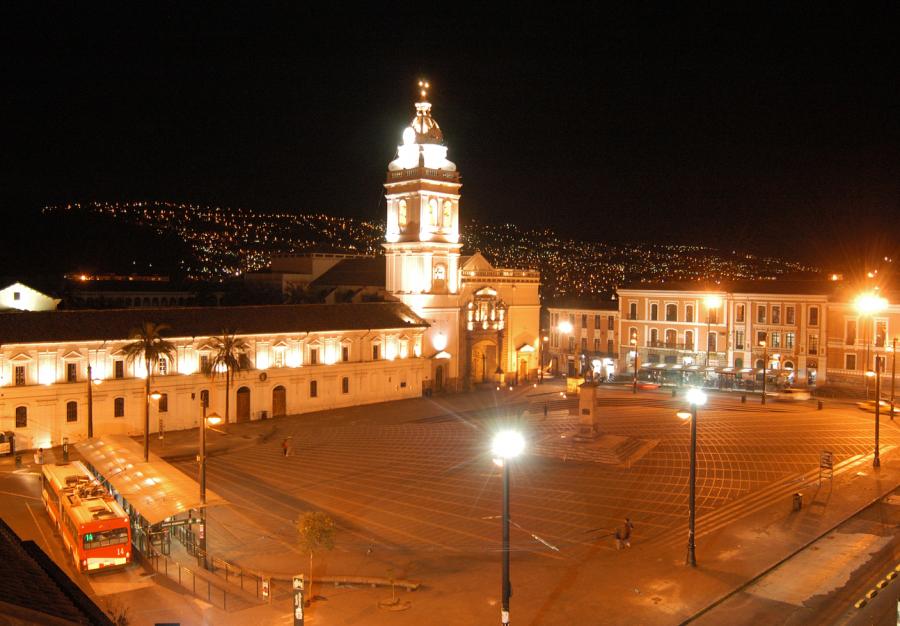 Iglesia de Santo Domingo, Quito, Ecuador, Sur Amer...