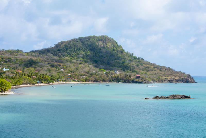 Panoramica de Isla de San Andres, Archipielago de ...