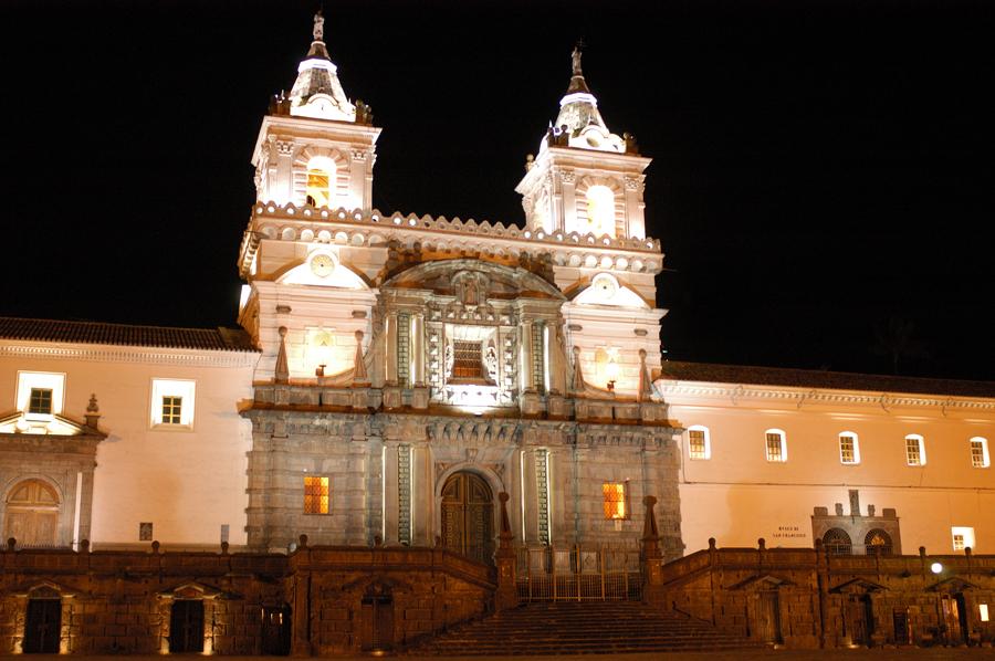 Iglesia de San Francisco, Quito, Ecuador, Sur Amer...