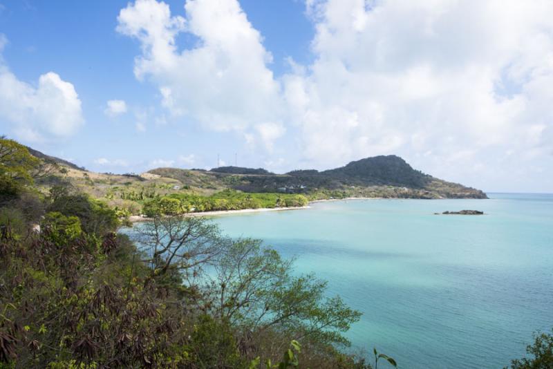 Panoramica de Isla de San Andres, Archipielago de ...