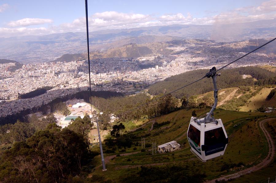 Teleferico de Quito, Ecuador 