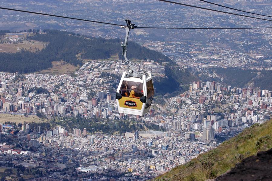 Teleferico de Quito, Ecuador 