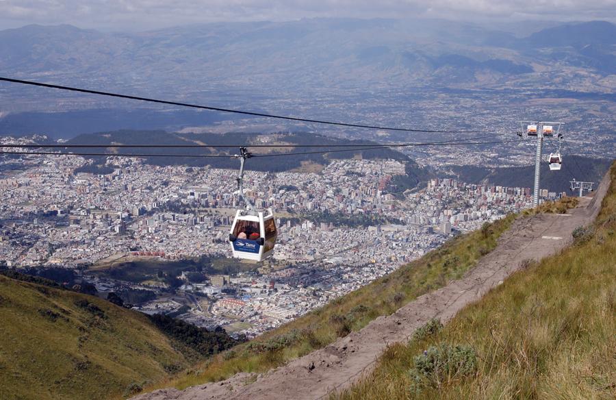 Teleferico de Quito, Ecuador 